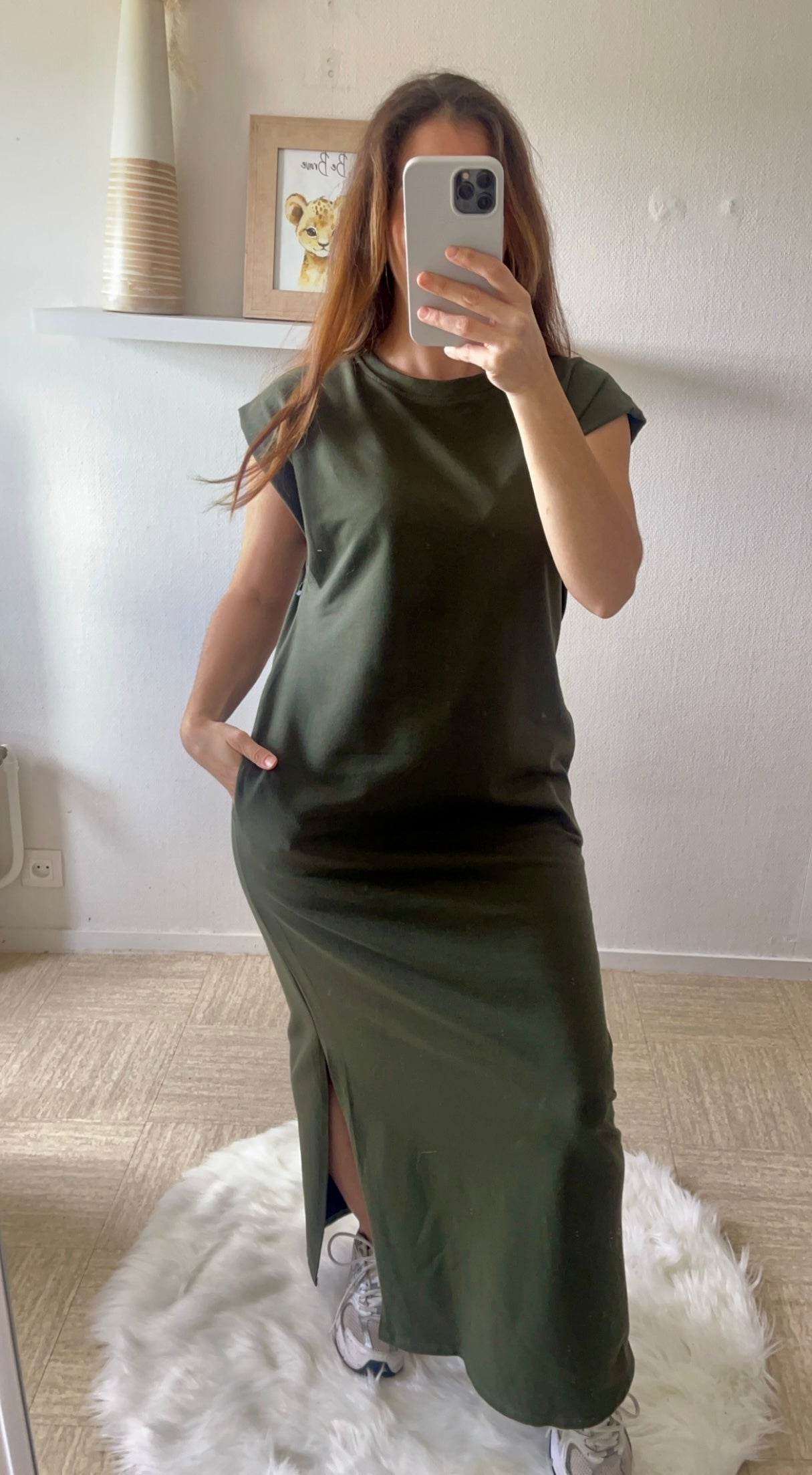 Robe basic kaki