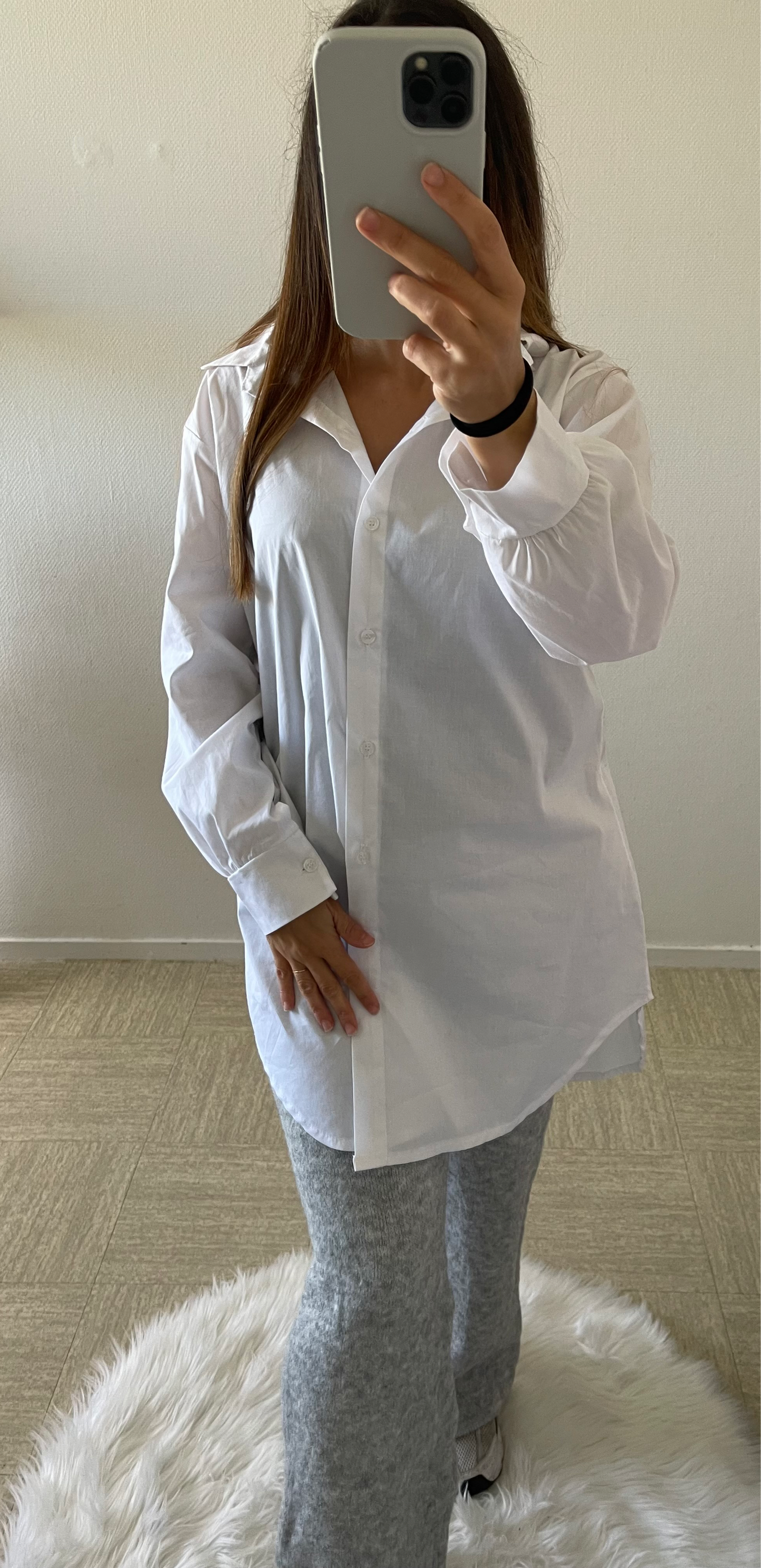 Chemise longue oversize