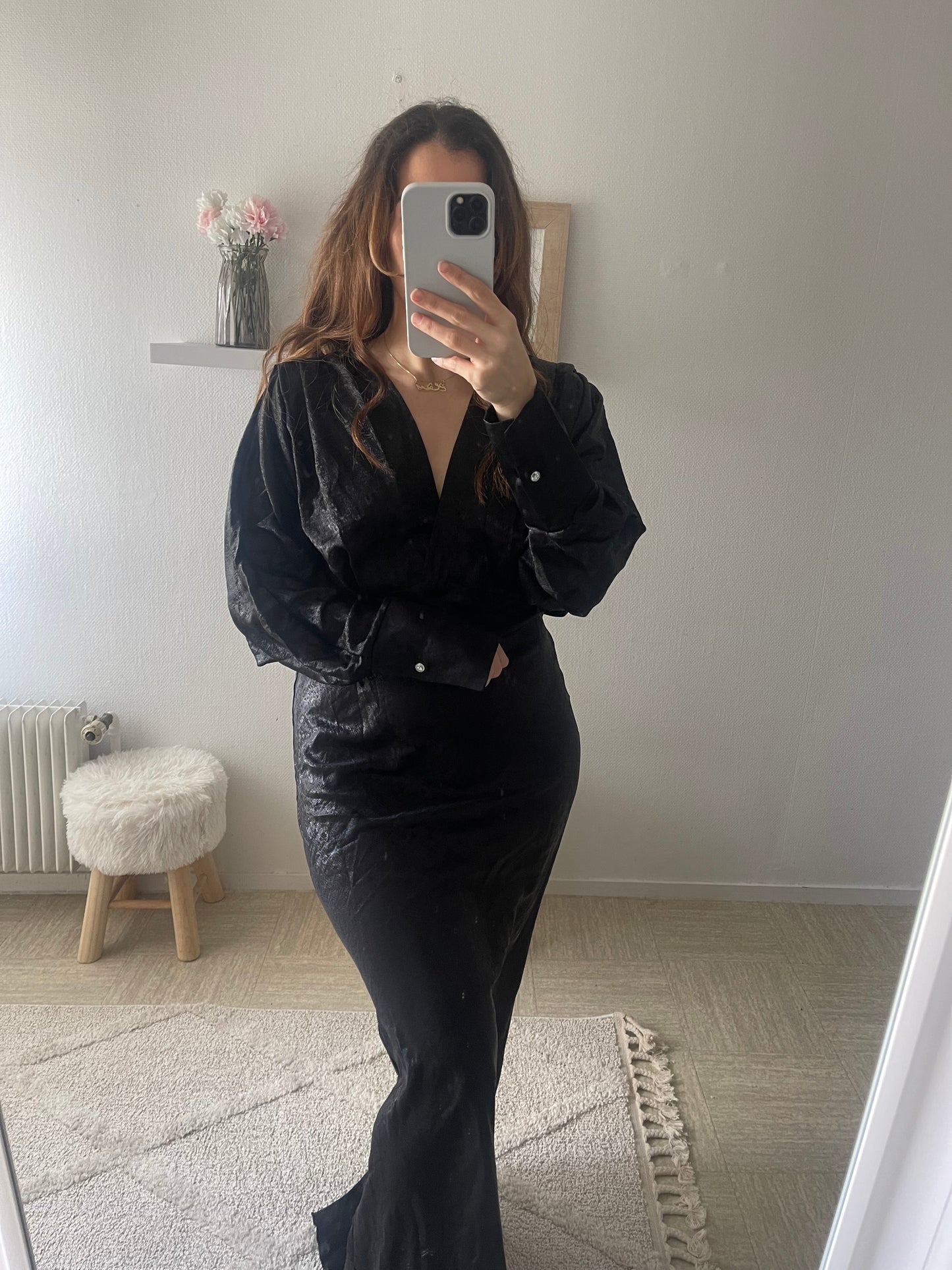 Robe à manche chauve souris