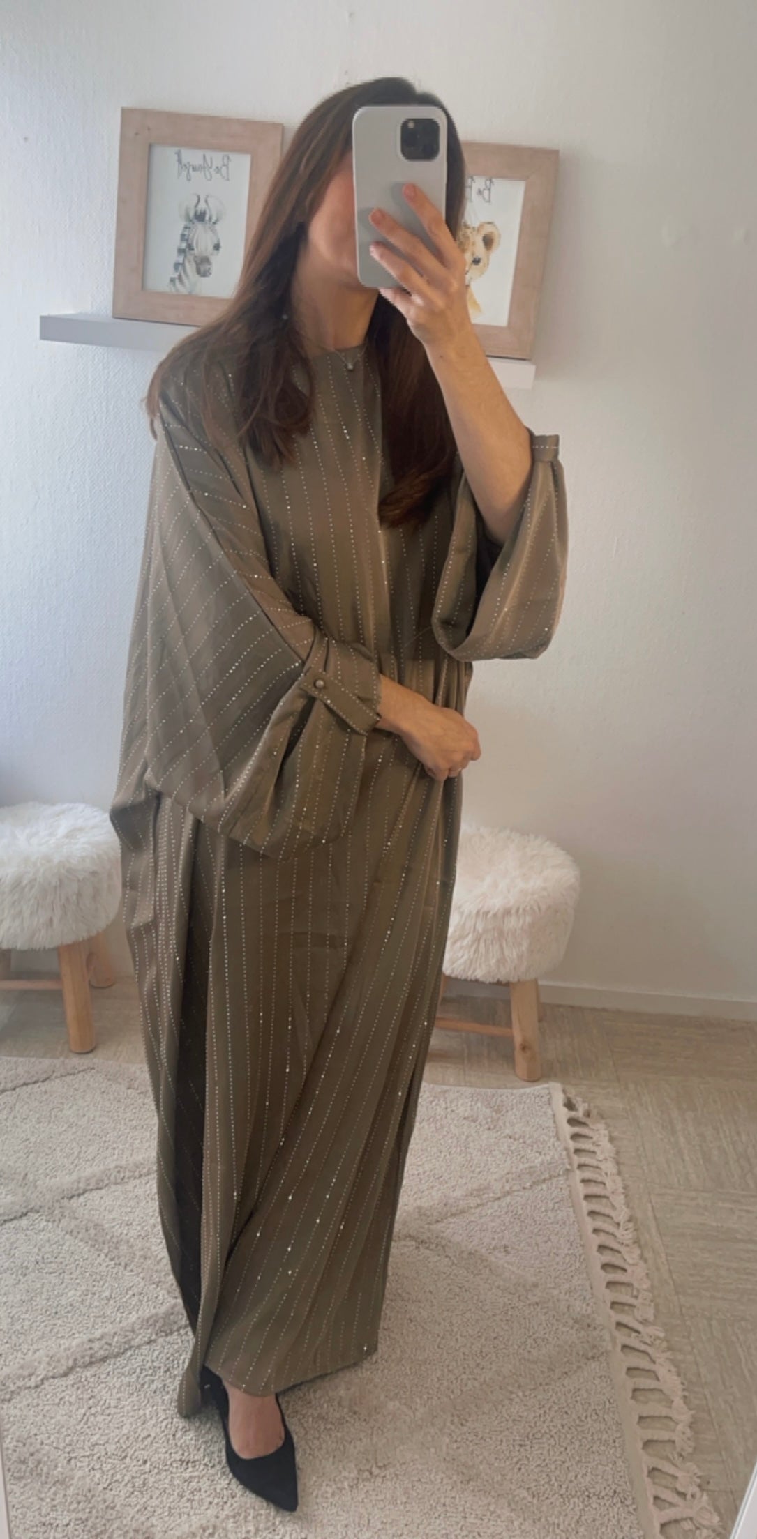 Robe leïna taupe