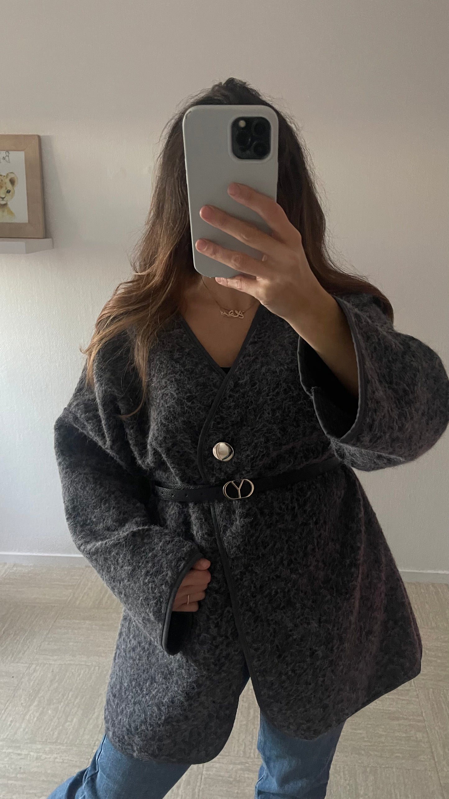 Veste grise Ella