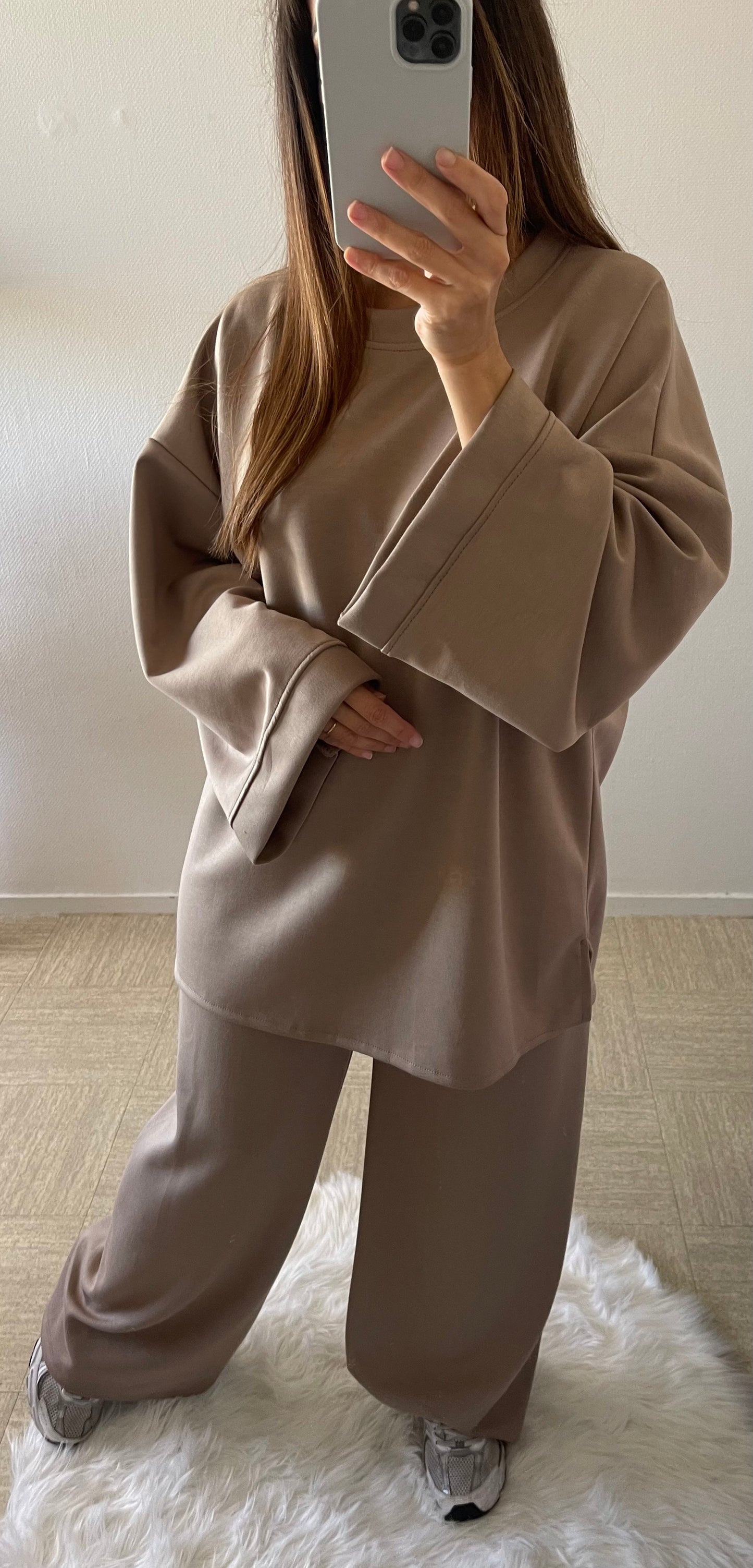 Ensemble sweety taupe