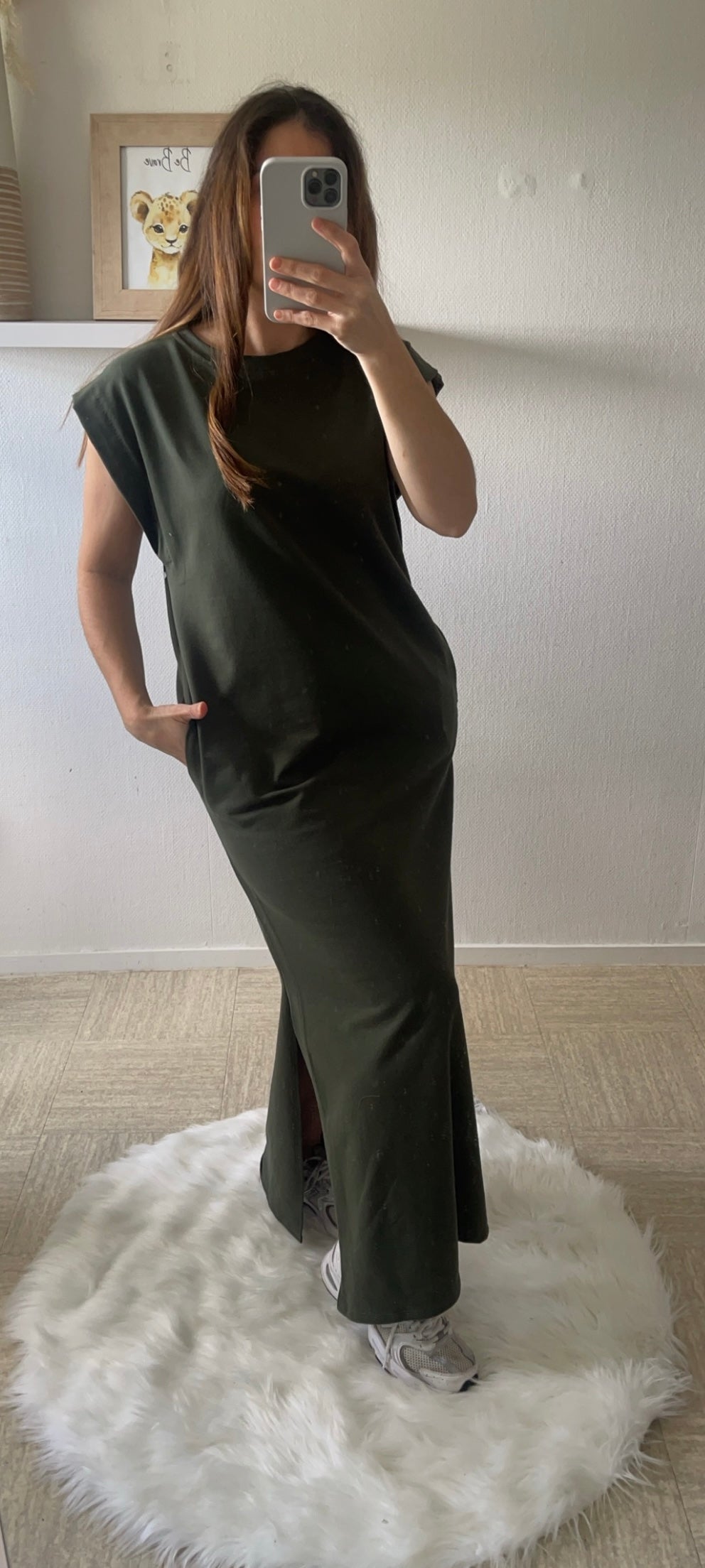 Robe basic kaki