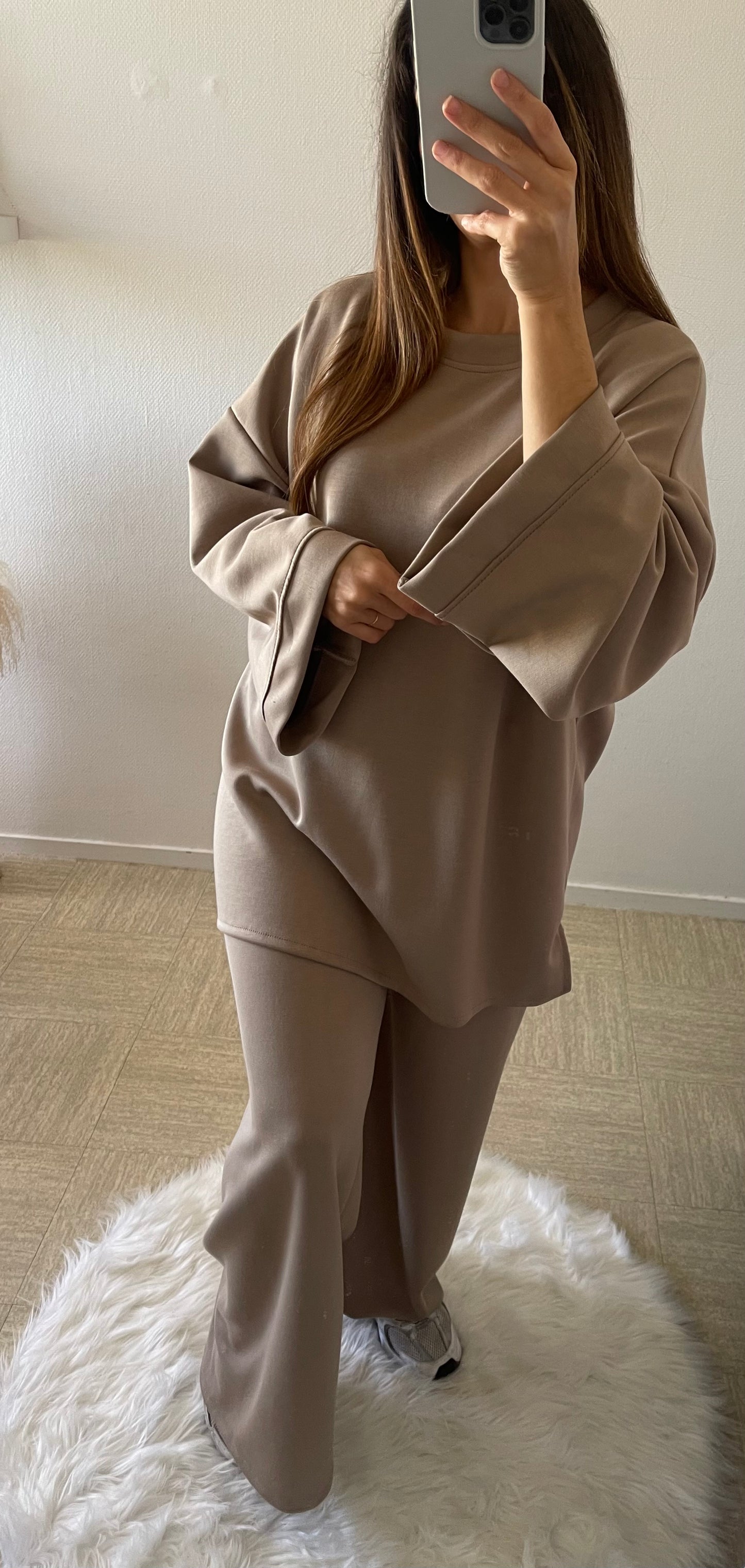 Ensemble sweety taupe