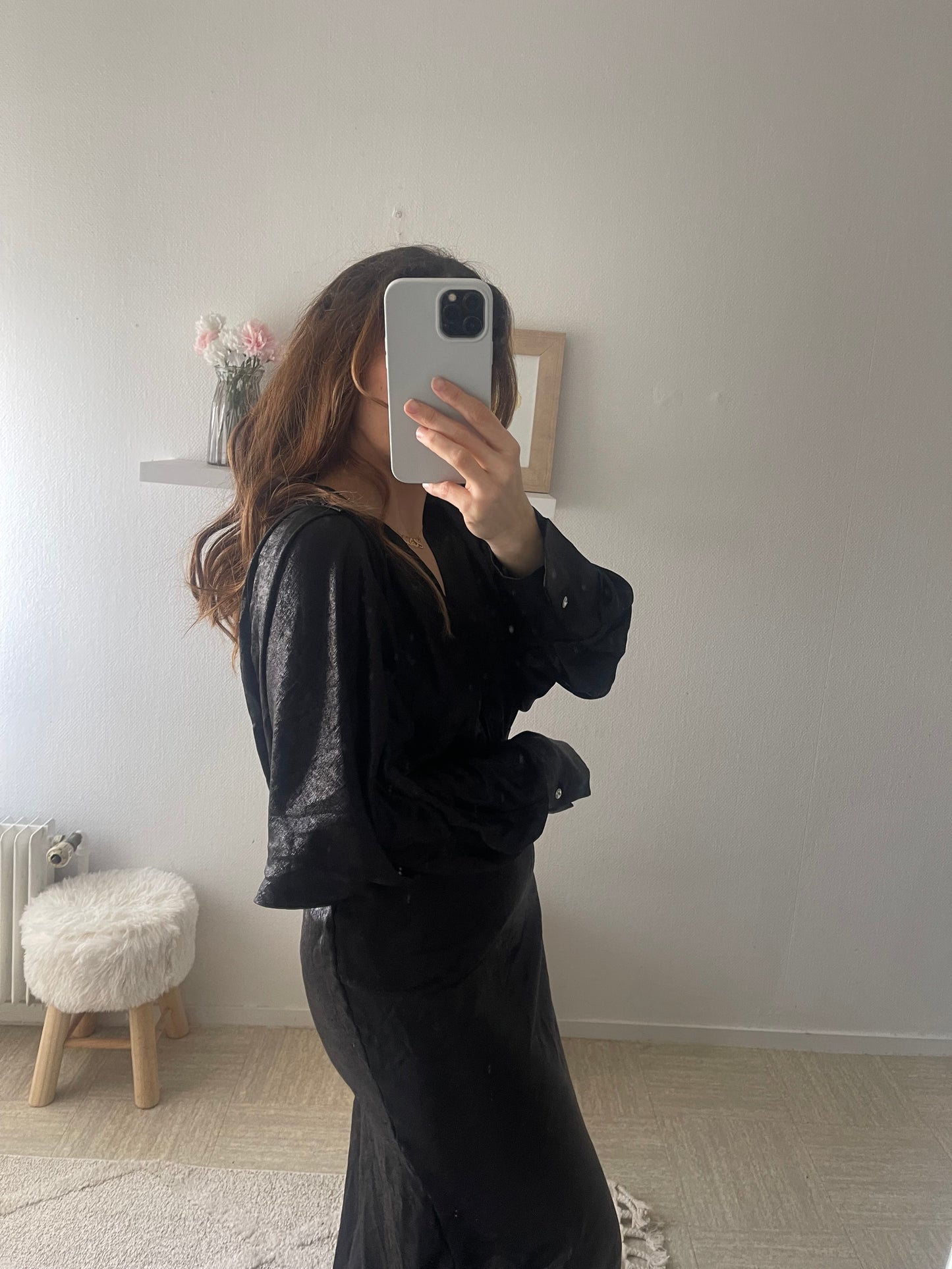 Robe à manche chauve souris